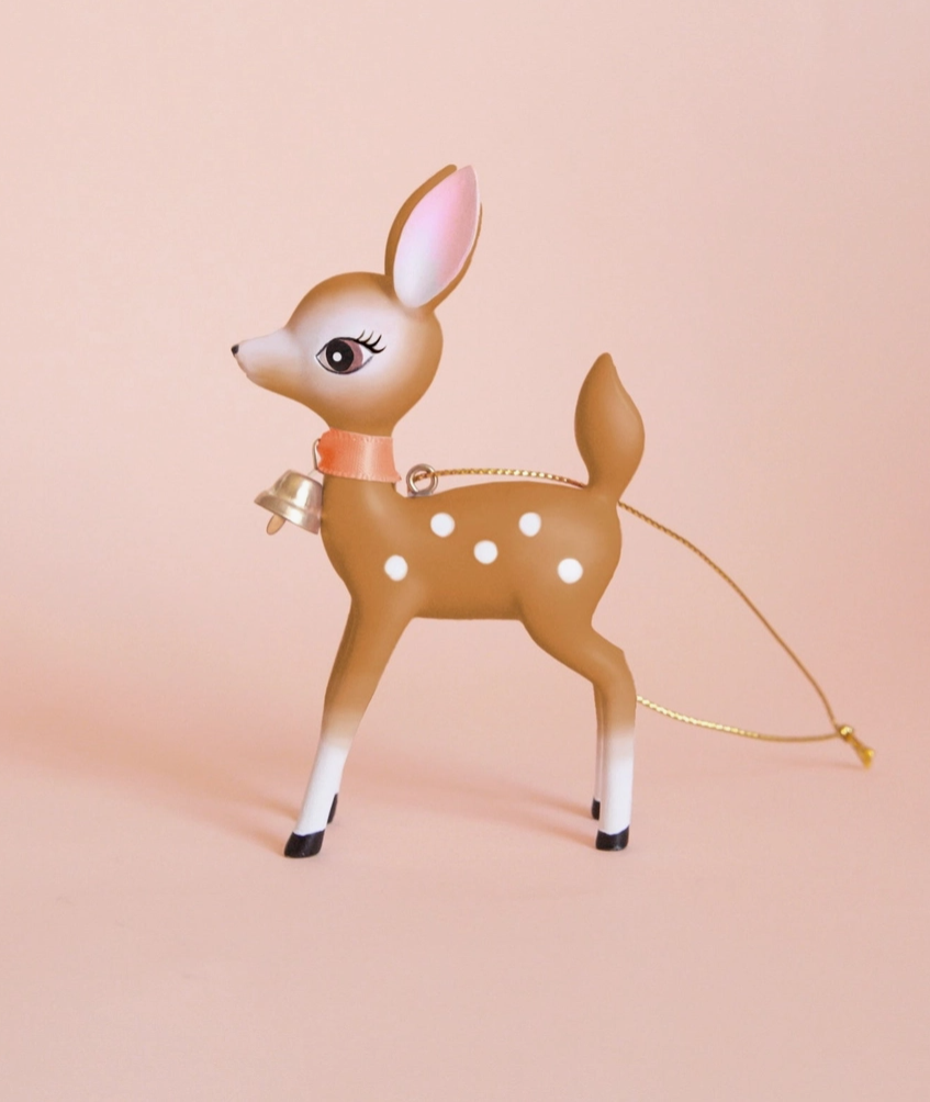 Retro Deer Ornaments