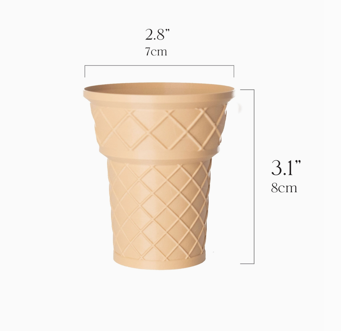 Ice Cream Cone Planter