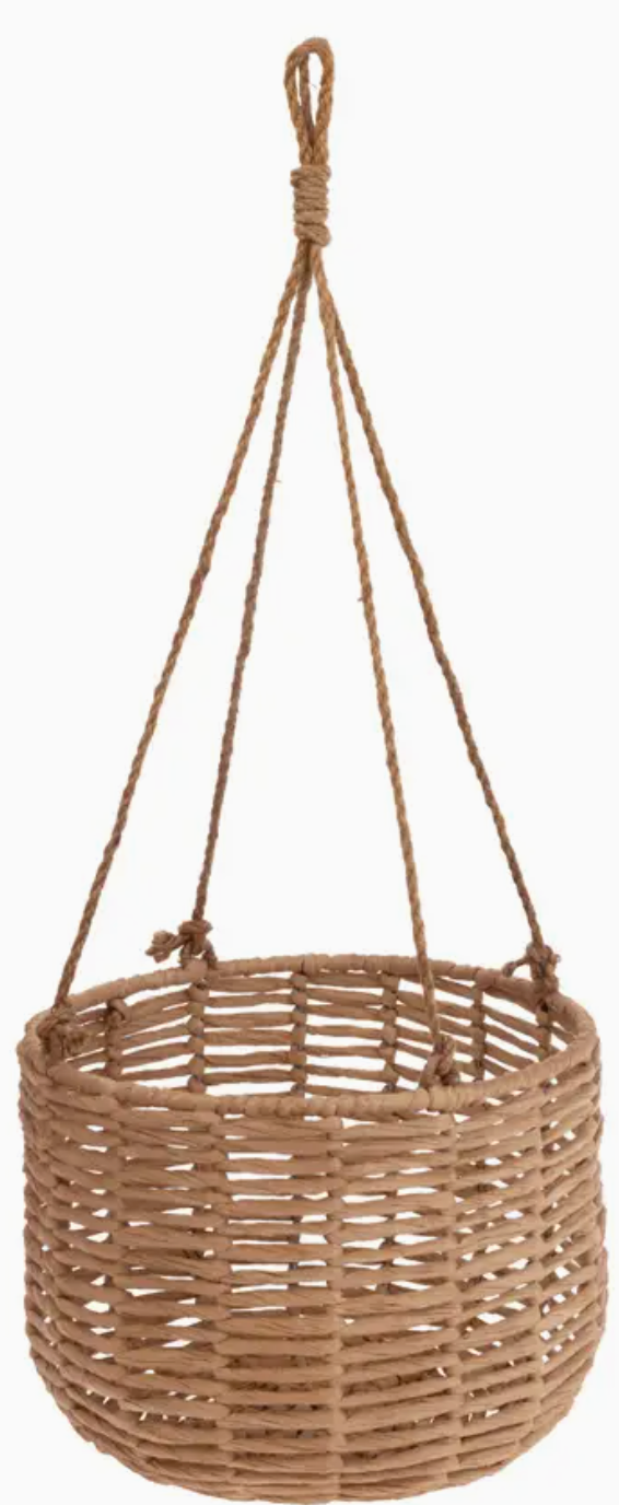 Natural Hemp Hanging Basket