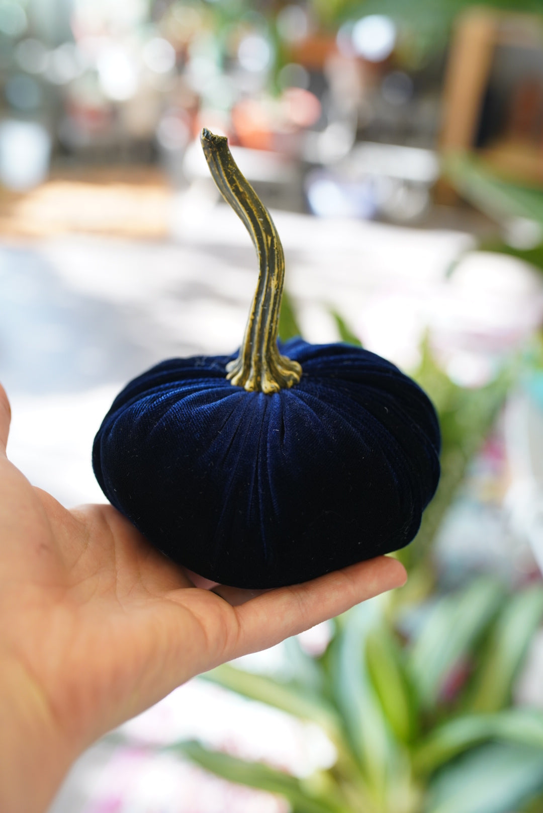 Handmade Velvet Pumpkins