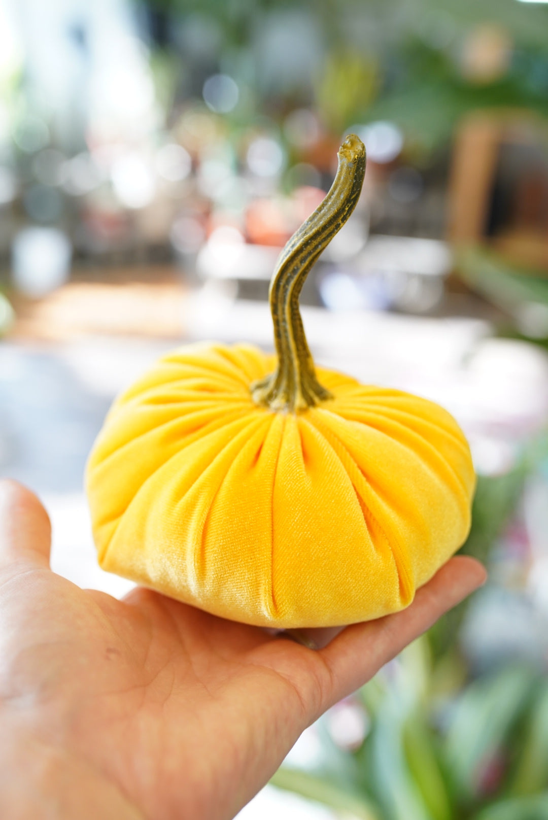 Handmade Velvet Pumpkins