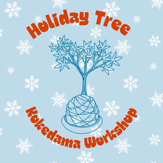 Holiday Tree Kokedama Workshop - Saturday, December 5
