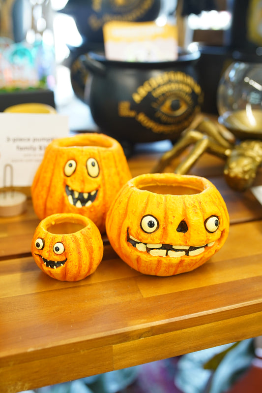 3-piece Pumpkin Family Set