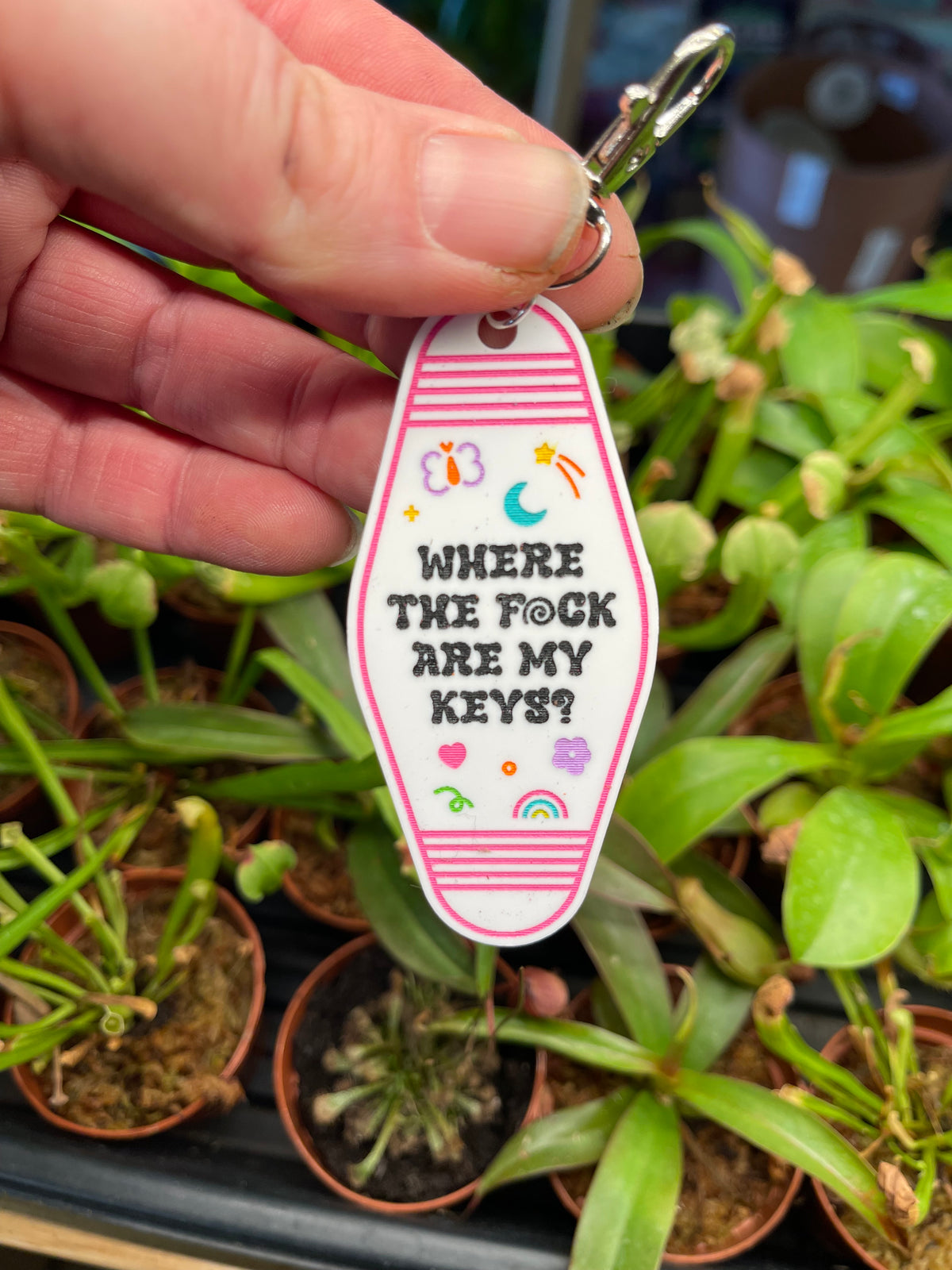 Key Chain Ruby Keychain – Ruby Flora Plant Shop