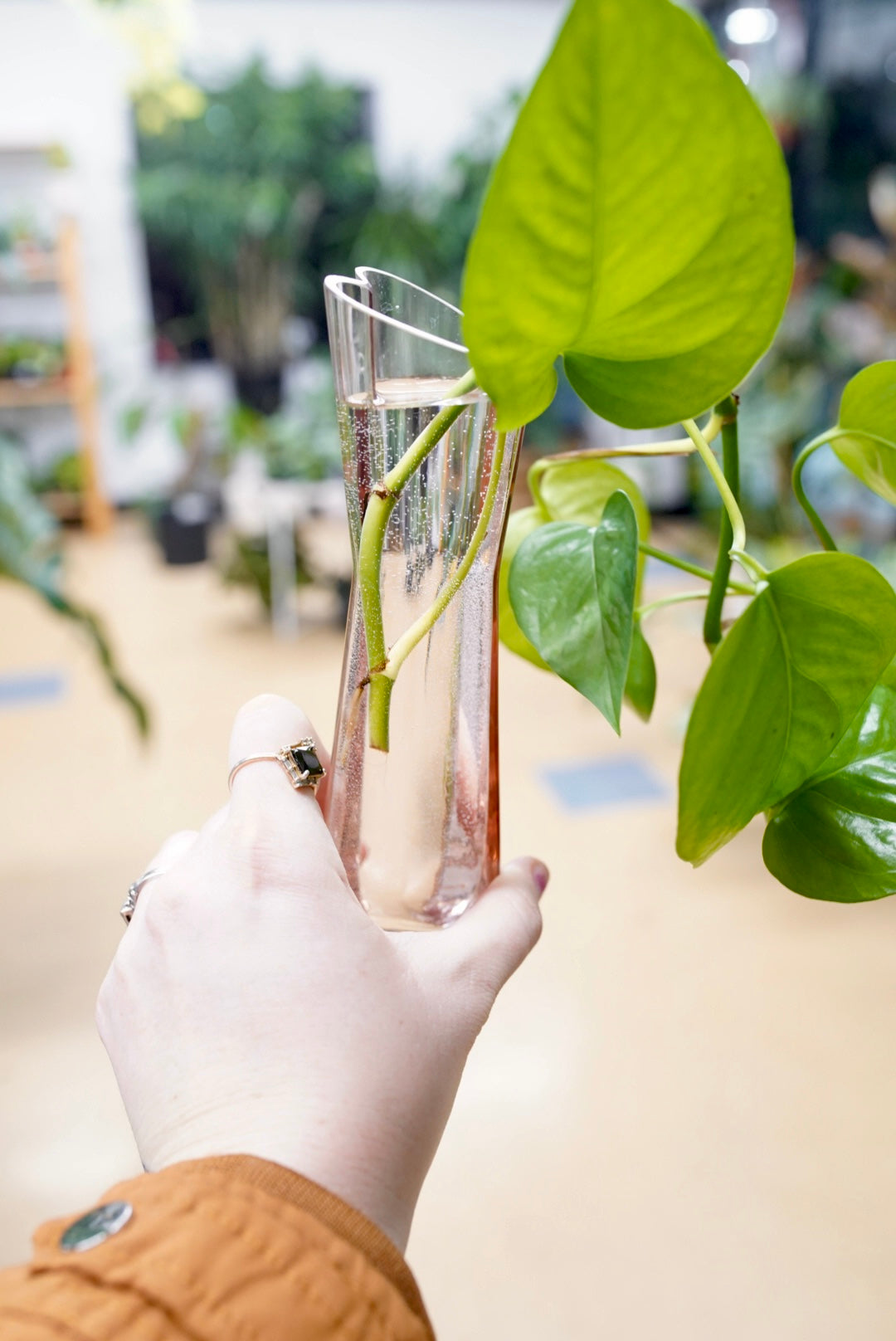 Heart-Shaped Bud Vase