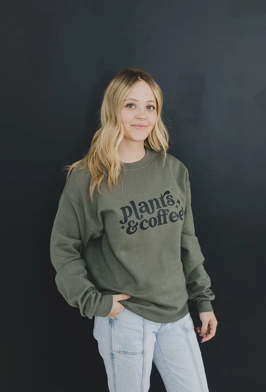 Plants & Coffee Crewneck