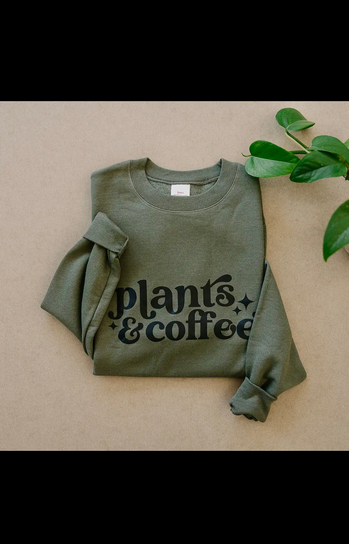 Plants & Coffee Crewneck