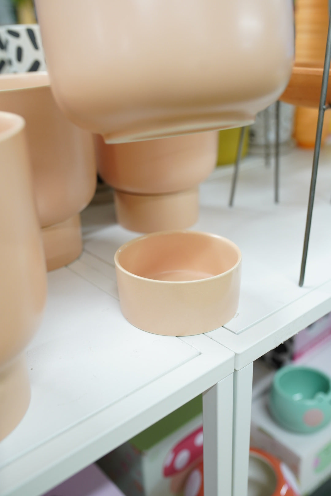 Pink Planter with Water Saucer