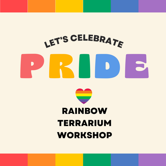 Pride: Rainbow Terrarium Workshop - Saturday, June 13