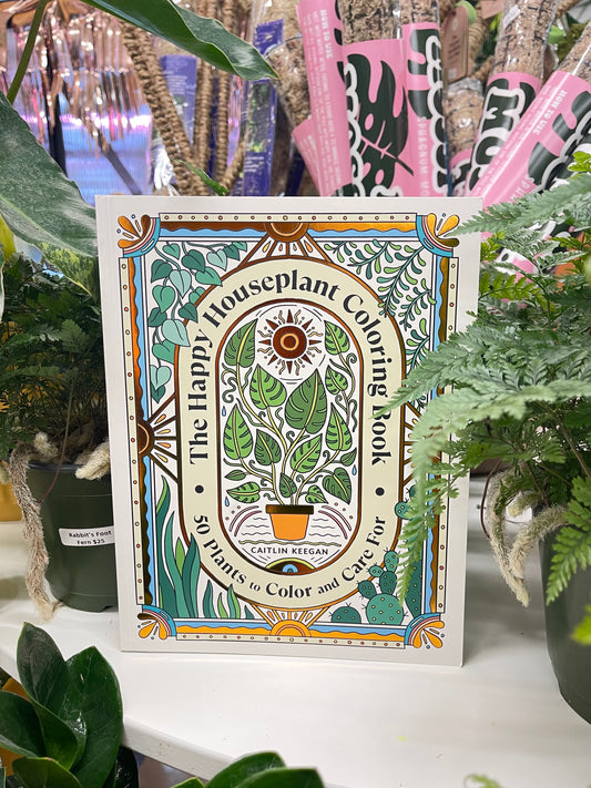 The Happy Houseplant Coloring Book