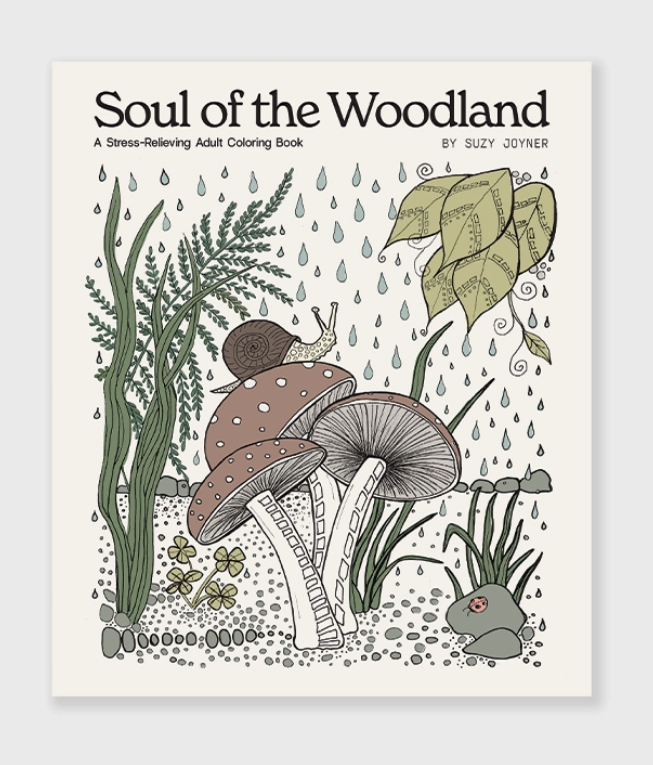 Soul of the Woodland: A Stress Relieving Adult Coloring Book