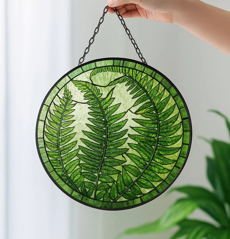 Ruby Suncatcher Glass Suncatcher – Ruby Flora Plant Shop
