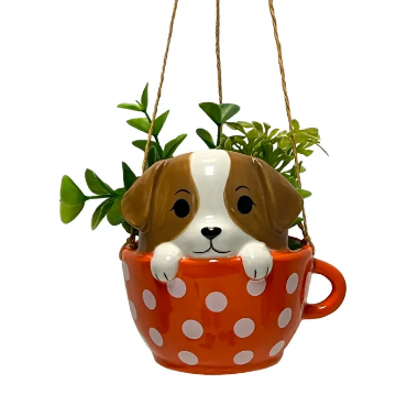 Hanging Pups in Cups