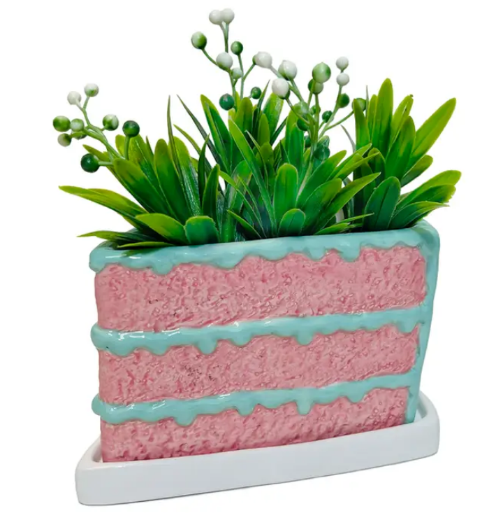 Slice of Cake Planter