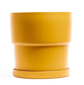 Calyx Planters with Saucers