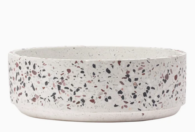 Terrazzo Style Low Planter