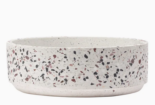 Terrazzo Style Low Planter