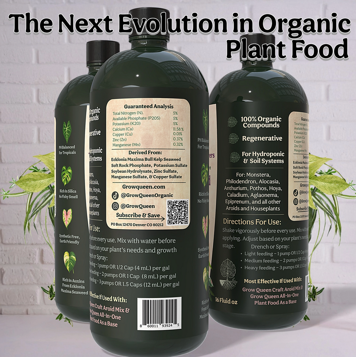 Grow Queen Liquid 5-5-5 Plant Food