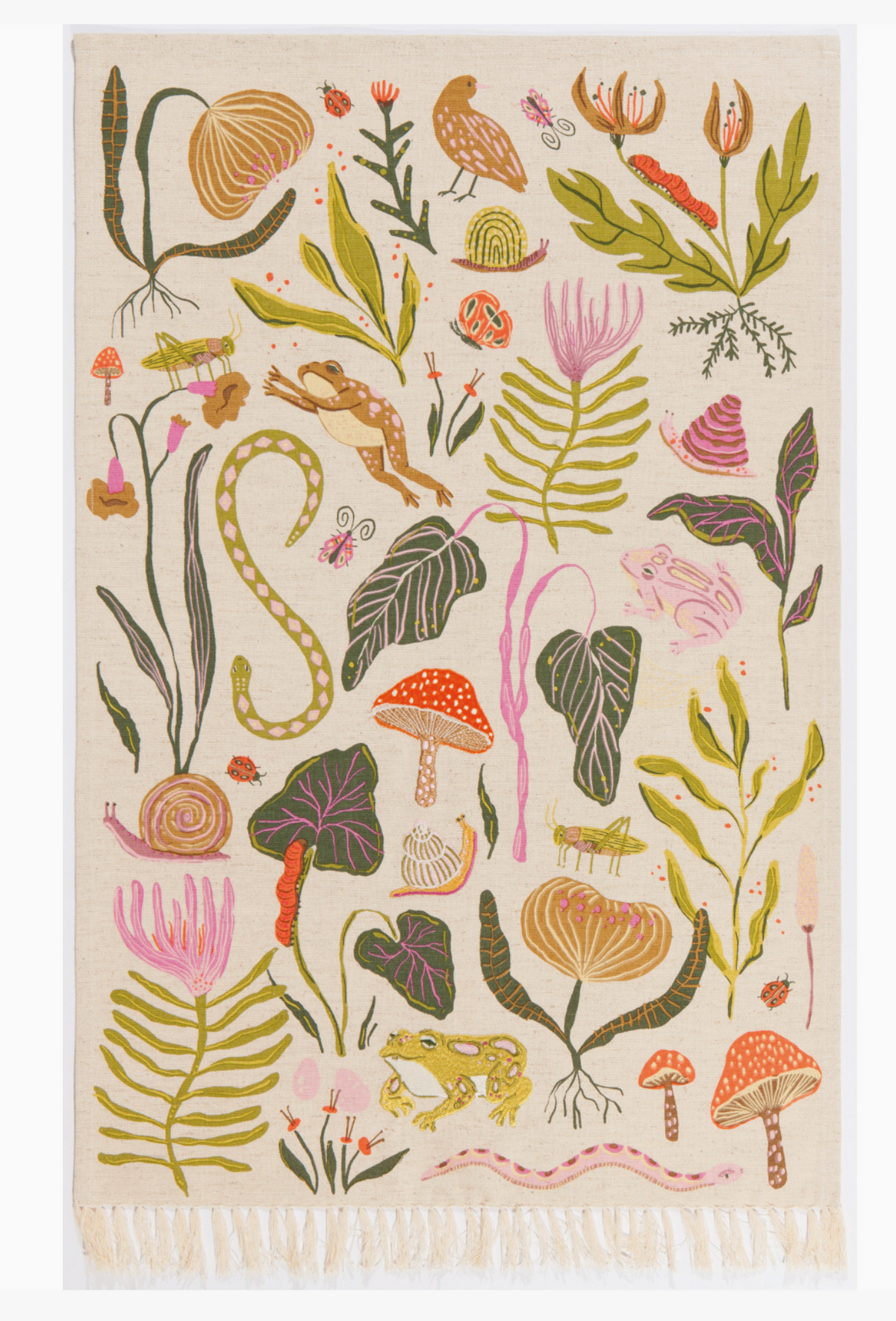 Gardenland Embroidered Dishtowel