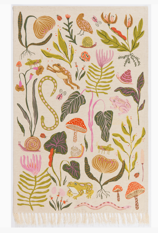 Gardenland Embroidered Dishtowel