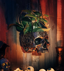 Hanging Skull Planter