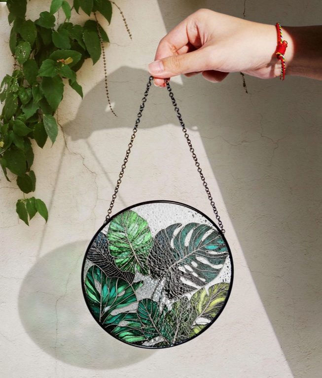 Ruby Suncatcher Glass Suncatcher – Ruby Flora Plant Shop