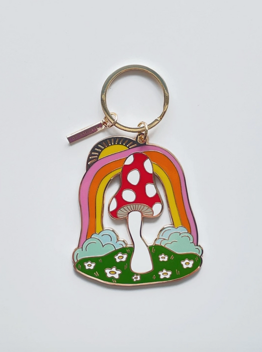 Magic Mushroom Keychain