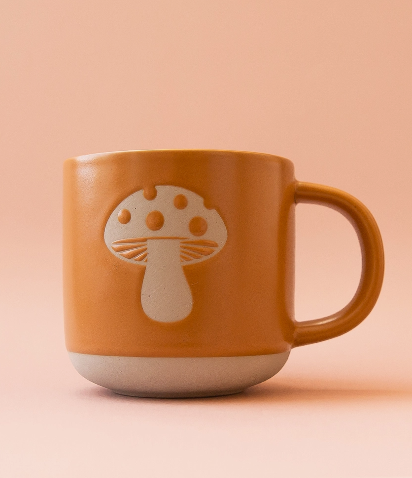 Retro Mushroom Mug