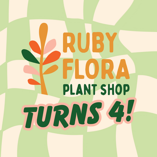 Ruby Flora Turns FOUR! - Saturday, May 3