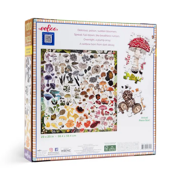 Mushroom Rainbow Jigsaw Puzzle